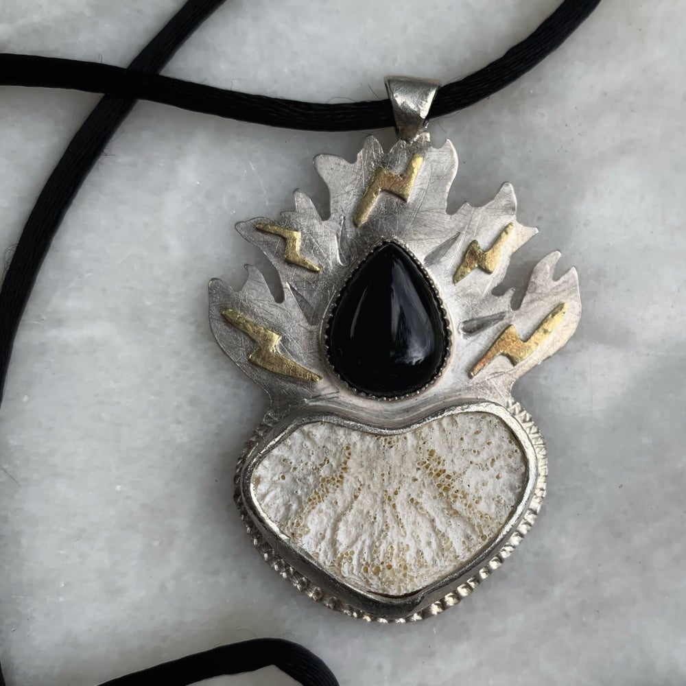 Sacred Heart Pendant Necklace
