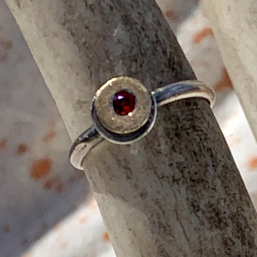 Garnet Eclipse Ring
